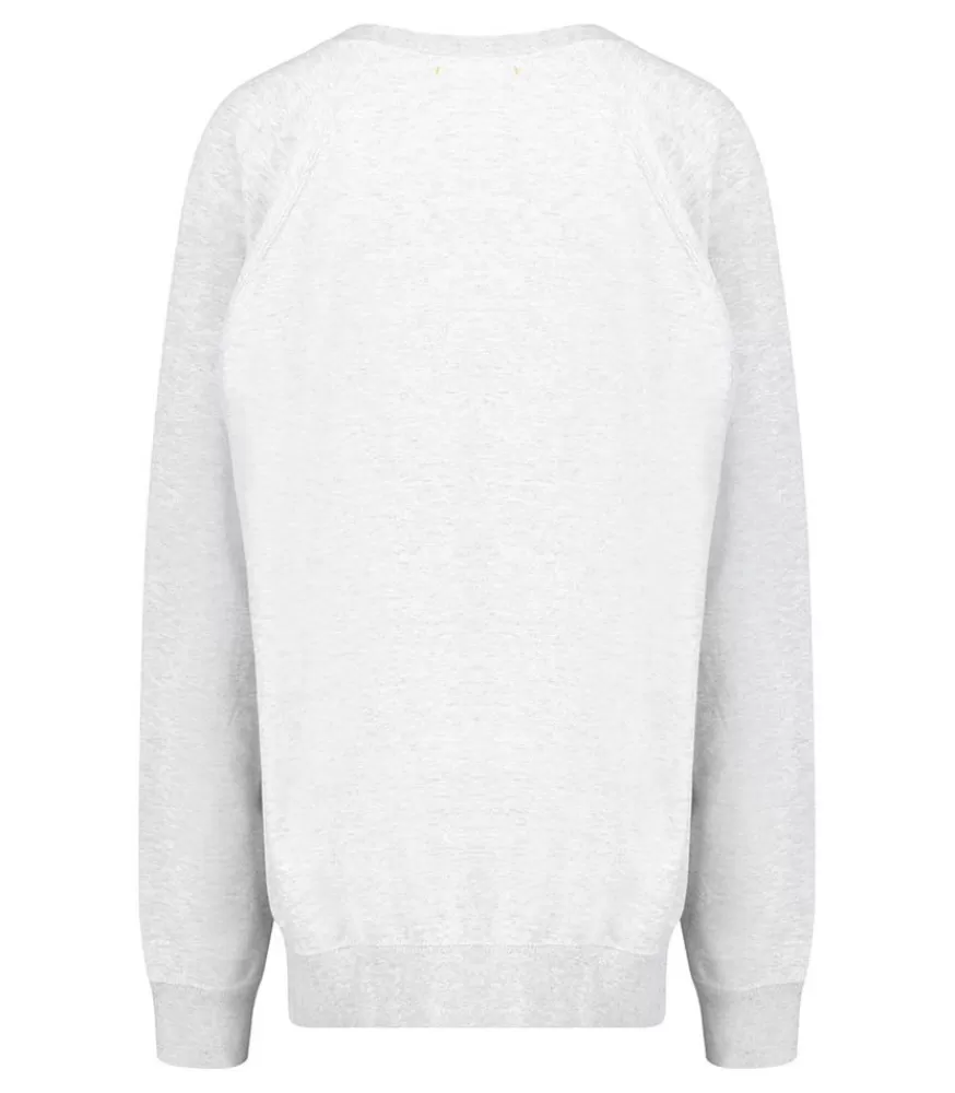 Femme We Are One Project Sweat-Shirt Vintage Brode Jane De Boy Gris
