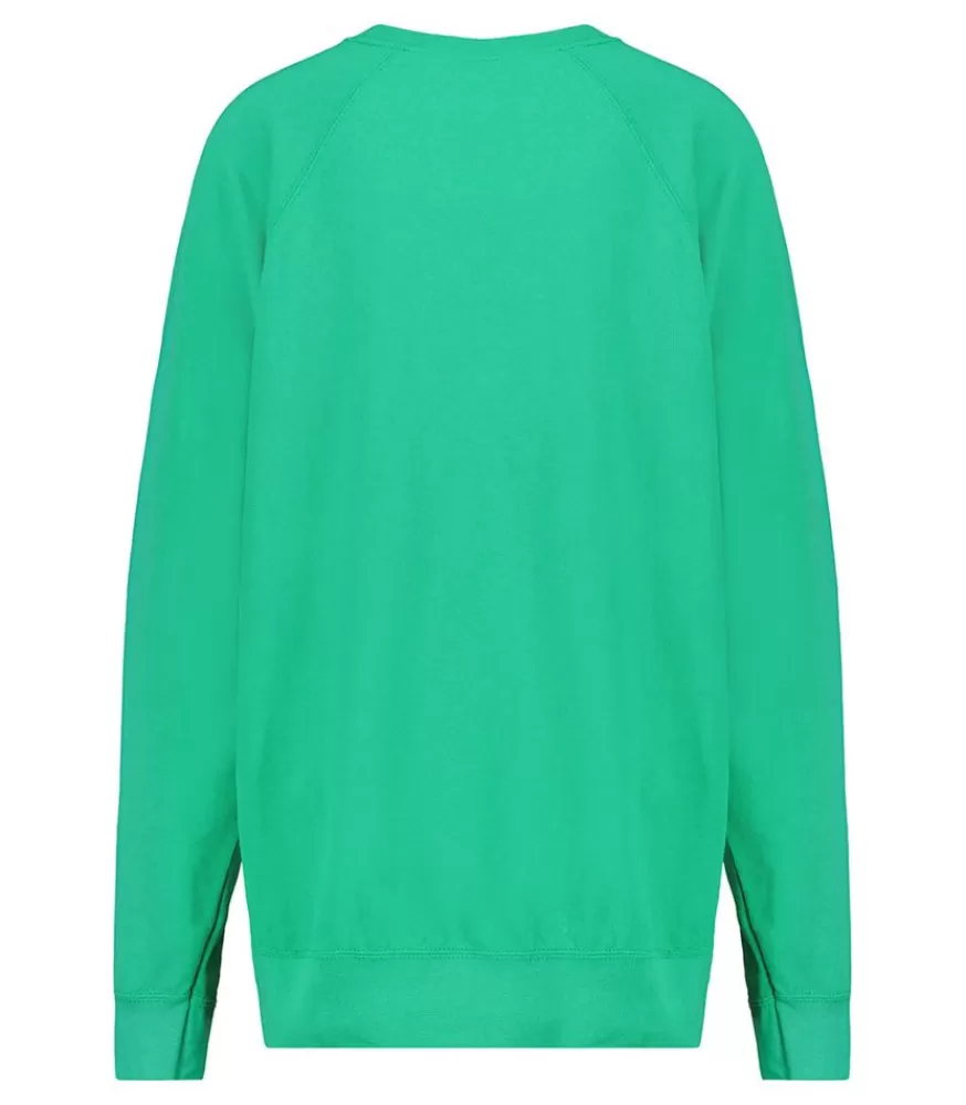 Femme We Are One Project Sweat-Shirt Vintage Brode Jane De Boy Vert