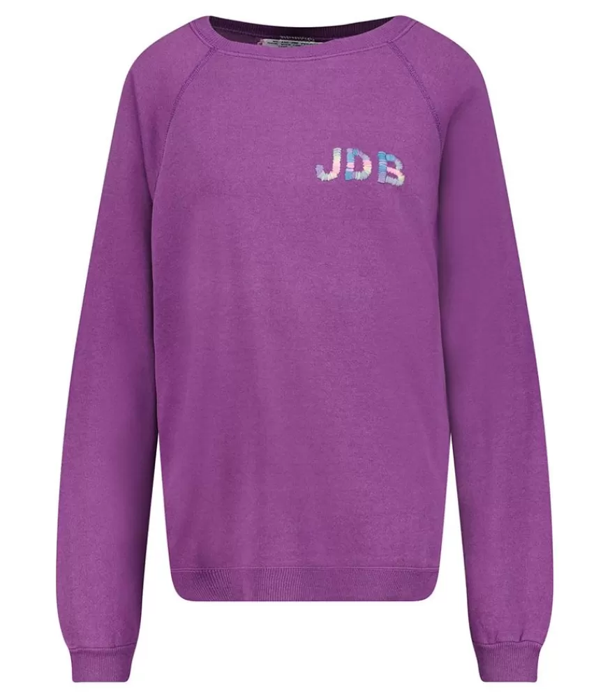 Femme We Are One Project Sweat-Shirt Vintage Smile Joy X Jane De Boy Violet